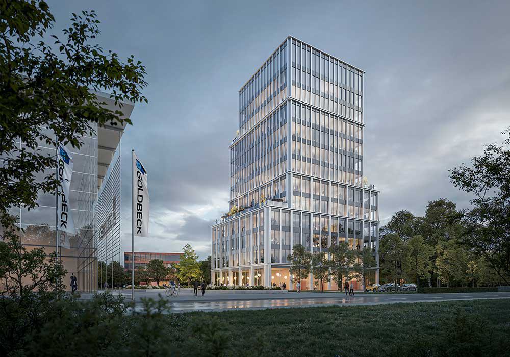 Prototyp für neues Hochhaus-Bausystem von Goldbeck