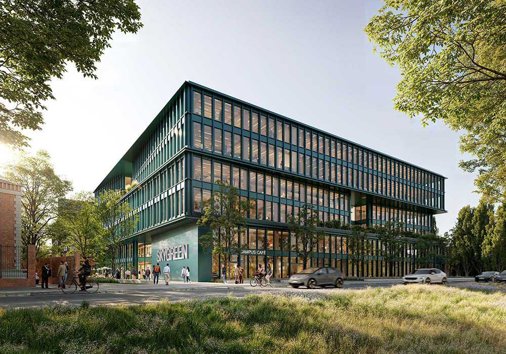 Skygreen – eine grüne Arbeitswelt an der Spree